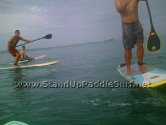 Glassy Stand Up Paddle Surfing on 11-3-07 at Tongg’s with Carnet, Harris and Mark