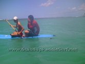 SUP Fun at Ala Moana with Kekoa, Terri and Dominic