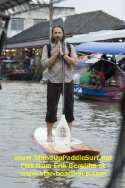 SUP in Thailand Floating Market