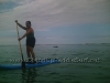 First Time SUP Stand Up - Carissa and Tishya at Ala Moana