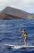 Morgan Hoesterey at the Molokai SUP Race