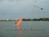 Windsurfing the Starboard Super 12-6 SUP at Lake Bung Taco in Bangkok Thailand