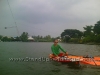 Windsurfing the Starboard Super 12-6 SUP at Lake Bung Taco in Bangkok Thailand