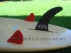 Donald Takayama 4” side fins and 8” middle pivot fin