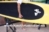 Attaching Handles on Stand Up Paddle Board at Wet Feet Hawaii